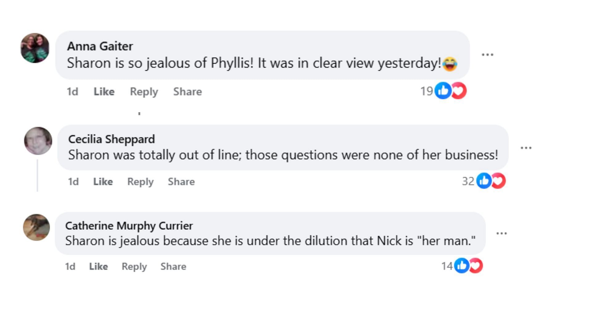 Comments by fans on the post (Image via Facebook/@Toni Andersen Furniss)